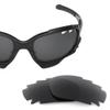 Revant Replacement Lenses for Oakley Racing Jacket Vented (Low Bridge Fit) OO9197 Sunglasses - Polarized Stealth Black view 2