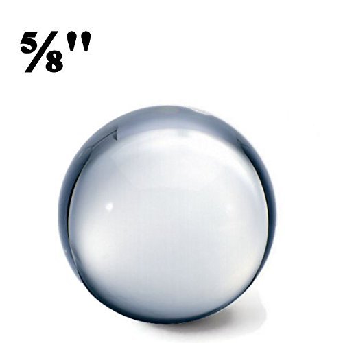 Jig Pro Shop Glass Marbles for Paracord Projects (Clear, 100 Pack 5/8")