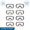 SCUBAPRO Crystal Vu Plus Scuba Mask Without Purge Valve, with Ultra Clear Tri Lens for Diving, Yellow/Gray view 4