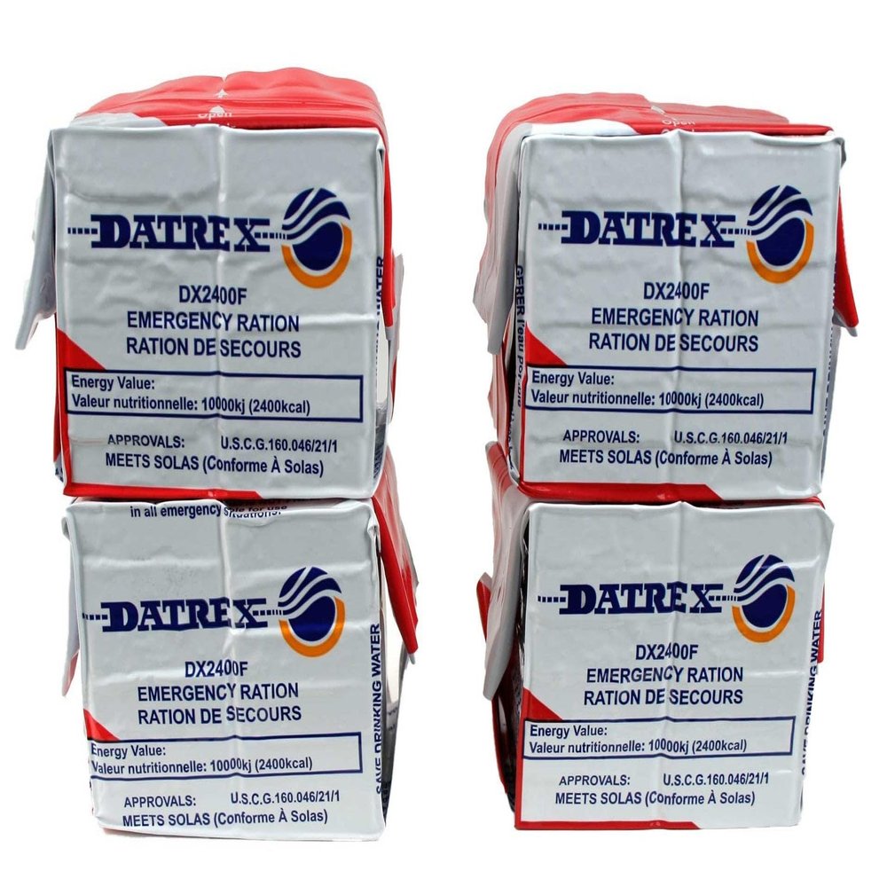 Datrex Emergency Survival 2400 Calorie Food Ration Bars (Pack of 10), 120 Bars