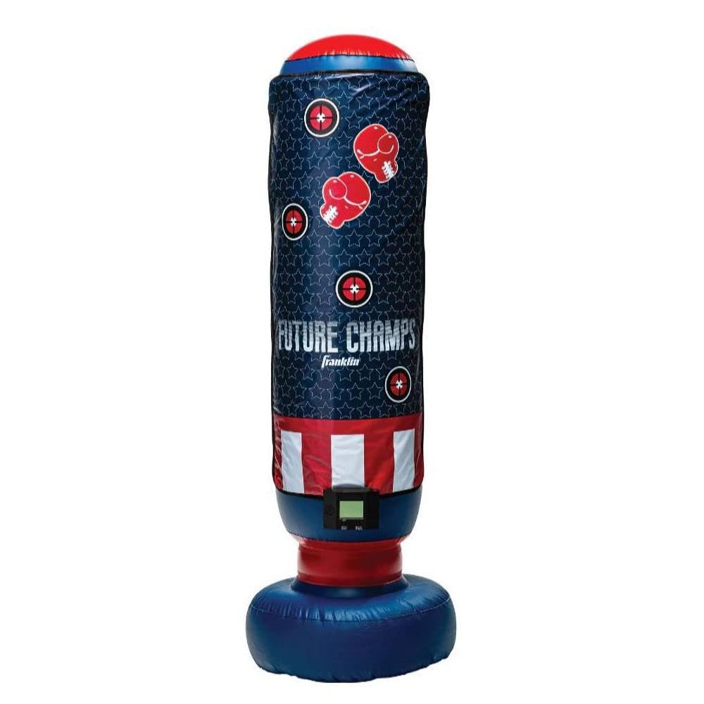 Franklin Sports Inflatable Electronic Boxing Bag - Future Champs - 60 x 22 x 22 inches
