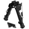UTG Super Duty Bi-pod with QD Lever Mount, Height 6.0"- 8.5" , Black view 1
