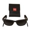 Gravity Shades Foldable Matte Black Sunglasses + GT Case view 1