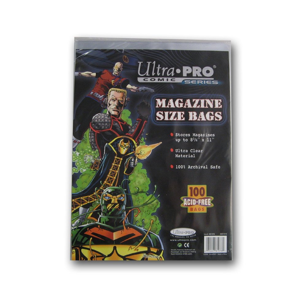Ultra Pro Magazine Size Bags 8 5/8