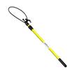 Boat Loop Extendable Yellow Fiberglass Boat Pole with Flexible Std Loop & Quick-Lock System - Selectable Pole Length with Rubber Guard for Docks - Marine Rope Hook & Line Handling Tool view 1