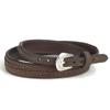 M&F Western Products Men's Leather Laced Hat Band Brown One Size [Apparel] view 2