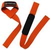 Meister Neoprene-Padded No-Slip Weight Lifting Straps for Grip (Pair) - Orange view 1