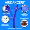 LookOurWay Air Dancers Inflatable Tube Man Attachment - 20 Feet Tall Wacky Waving Inflatable Dancing Tube Guy for Business Promotion - Blower Not Included - Blue view 2