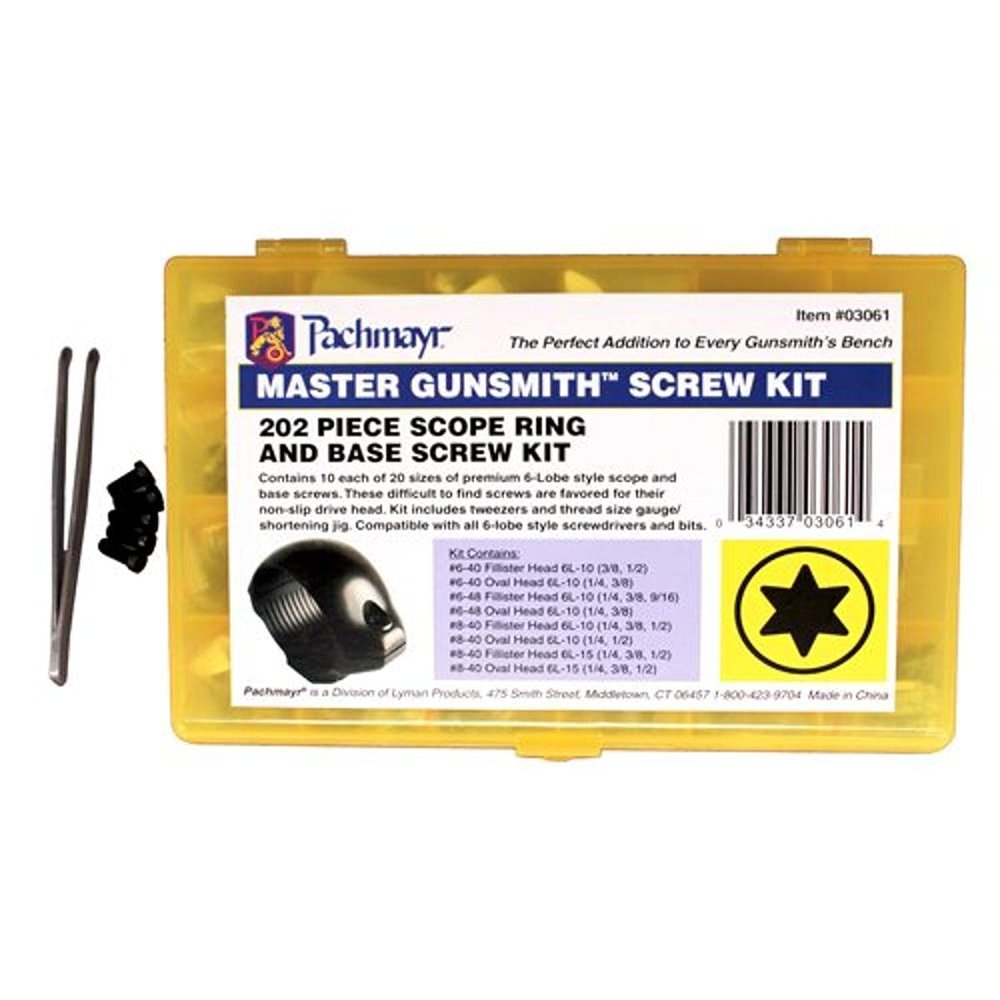 Pachmayr Master Gunsmith Torx-Style Ring and Base Screw Kit