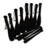 Clubbell by TACFIT - Patented Indian Clubs, Steel Club, Strength Training (5 Pounds) view 1