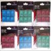 Box of 36 Cubes of Pool Cue Chalk by Sportcraft Billiard Supplies (Blue Chalk, Red chalk, Green chalk) - 36 pack view 1