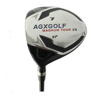 AGXGOLF Ladies Magnum #7 Utility Fairway Wood wLady Flex Graphite Shaft: Petite, Regular or Tall; Free Head Cover Made in USA (Petite Length Graphite, Ladies, 21, Degrees, Left)