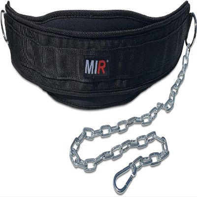 MiR Weighted Vest Lifting Dip Belt with Chain