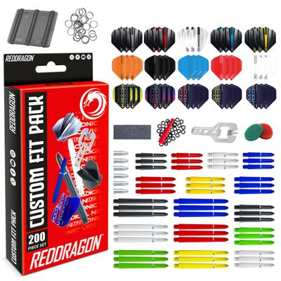 Red Dragon Darts 200 Piece Bumper Darts Accessory Pack