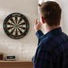 Viper Shot King Regulation Bristle Steel Tip Dartboard Set with Staple-Free Bullseye, High-Grade Compressed Sisal Board with Rotating Number Ring, Includes 6 Darts view 2