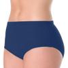 100% Stretch Nylon Brief Trunks, YS, Navy Blue view 1
