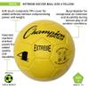 Champion Sports Extreme Series Soccer Ball, Size 4 - Youth League, All Weather, Soft Touch, Maximum Air Retention - Kick Balls for Kids 8-12 - Competitive and Recreational Futbol Games, Yellow view 4