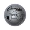 Champion Sports Extreme Series Soccer Ball, Size 4 - Youth League, All Weather, Soft Touch, Maximum Air Retention - Kick Balls for Kids 8-12 - Competitive and Recreational Futbol Games, Silver view 1