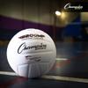 Champion Sports VB Pro Comp Series Indoor Volleyball, Official Size - Durable, Soft-Touch Volleyballs with Composite Synthetic Leather Cover - Premium Volleyball Equipment and Gear - Black/White view 4