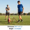 Markwort WIZARD KICKING STIX FOOTBALL HOLDER.,Red,White view 3
