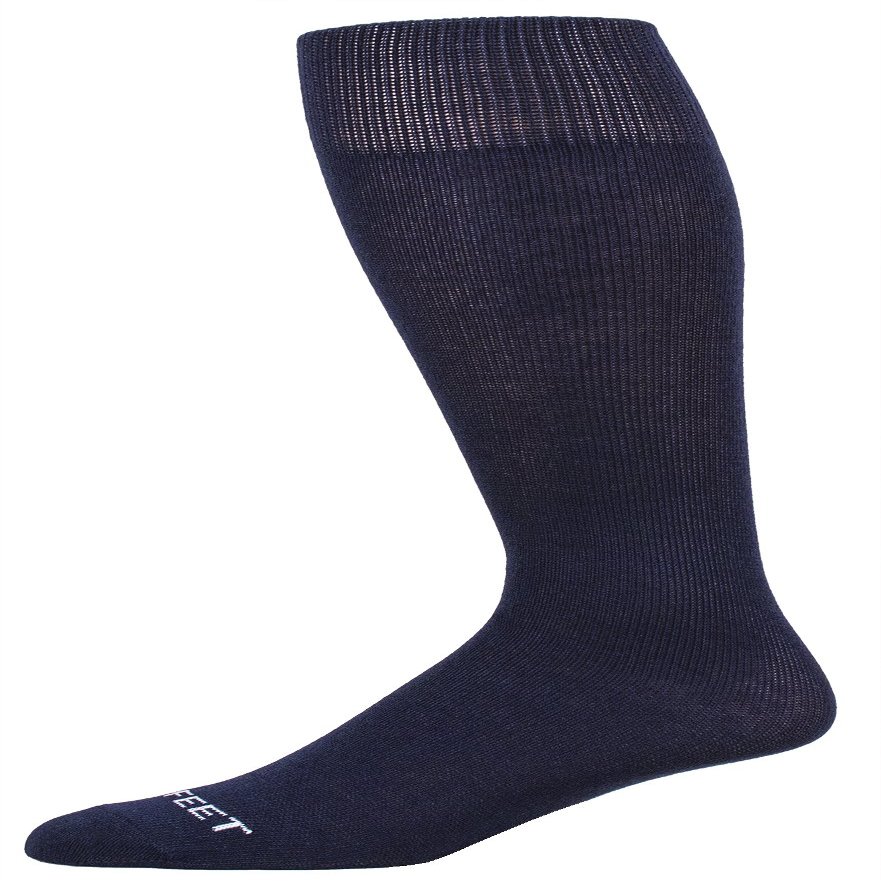 Pro Feet Polyester Multi-Sport Tube Socks, Navy, Small