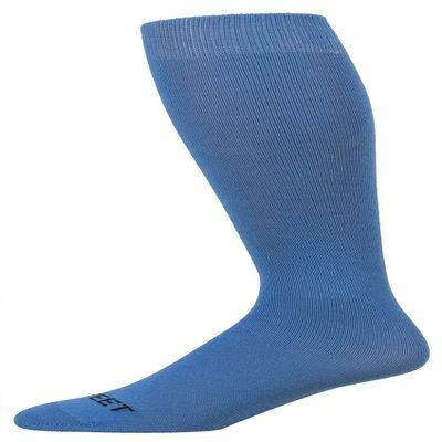 Pro Feet Polyester Multi-Sport Tube Socks, Columbia Blue, Small