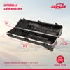 SKB Staff ATA Hard Shell Plastic Golf Travel Case for Cart Bags with 2 Wheels - Heavy-Duty Rolling Club and Driver Carrier for Airline Transport, Impact-Resistant with TSA Locking Latches view 3