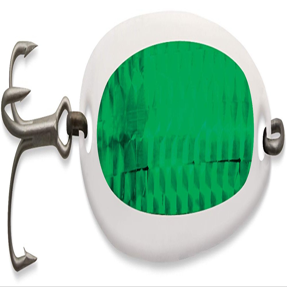 Luhr Jensen 1003-100-0152 Krocodile, Chrome/Fluorescent Green P-Lite