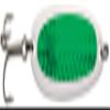 Luhr Jensen 1003-100-0152 Krocodile, Chrome/Fluorescent Green P-Lite view 1