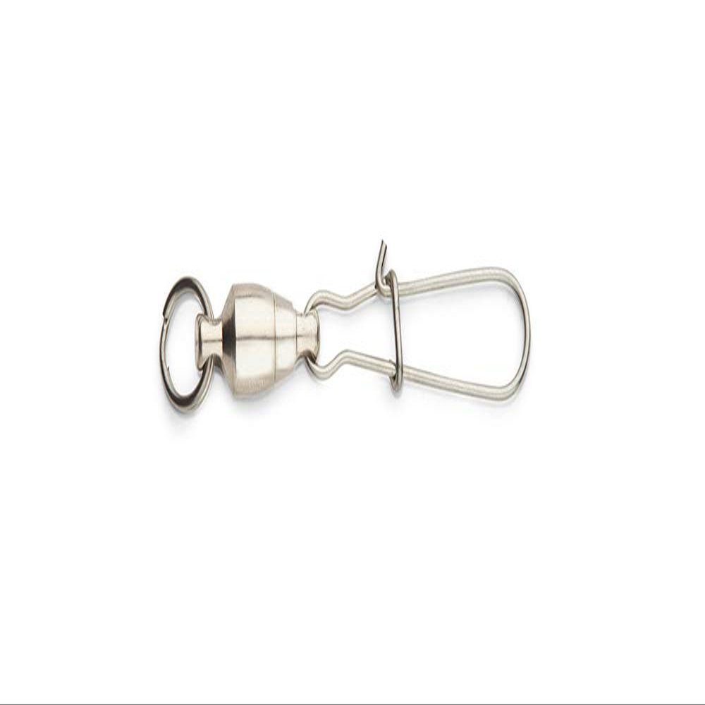 Sampo Split Ring & Duo Lock Nickel Swivel - Size 3-15lb - 3 Pack