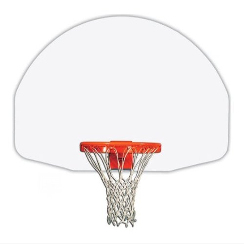 Gared 35" x 54" Front-Mount Steel Fan-Shape Backboard