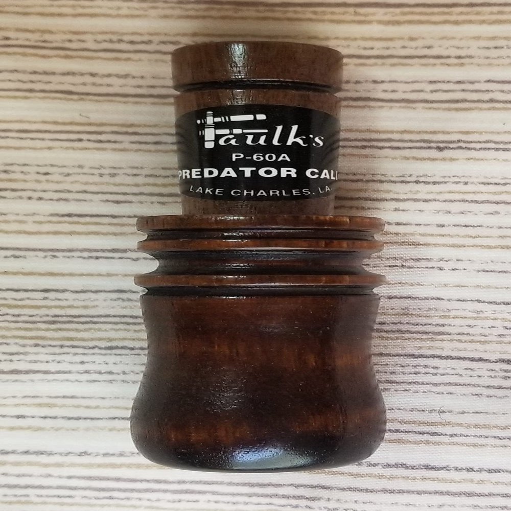 Faulk's Game Calls Adjustable Predator Call P-60A, Brown