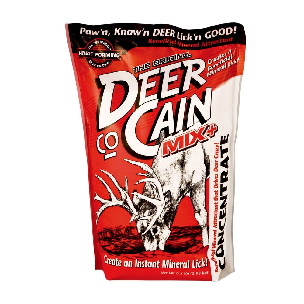 Evolved HABITATS Deer Co-Cane Powder Mix 6.5 lb Deer Mineral Attractant - Fast & Easy to Use All Year-Round Concentrated Mineral Lick Food Supplement for Deer