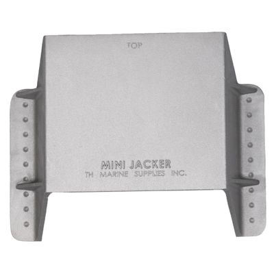 T-H Marine Mini Jacker Small Outboard Jack Plate  Cast Aluminum Clamp-On Motor Bracket for Up to 35 HP or 150 lb  4 in Setback and 3 in Vertical Offset for Short Transom Boats