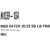 Bomar Low Profile Extruded Nibo Hatch 20X20 view 4