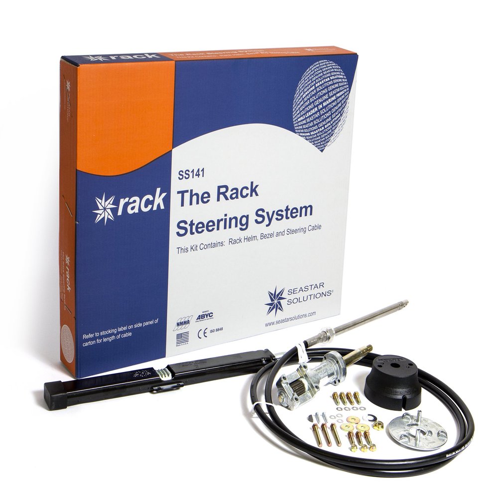 SeaStar SS14110 Back Mount Rack Steering System, 10 feet