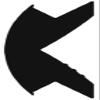 Taco Metal Vinyl Insert BK 5/8x5/16 50',Black -V12-0342BKA50- view 1