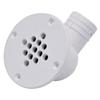T-H Marine Cockpit Scupper Drain, UV-Stabilized Polymer Marine Drain Fitting with Check Ball Design, Easy Installation 1.5" Hose Compatibility, Leaf Guard Technology for Debris Prevention view 1