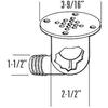 T-H Marine Cockpit Scupper Drain, UV-Stabilized Polymer Marine Drain Fitting with Check Ball Design, Easy Installation 1.5" Hose Compatibility, Leaf Guard Technology for Debris Prevention view 4