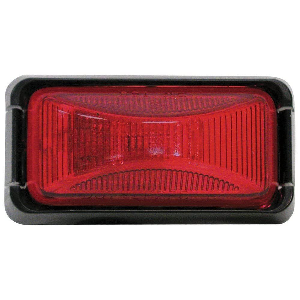 Anderson Marine E150BKR 150 PC-Rated Clearance/Side Marker Light - Red Kit, Black Bracket