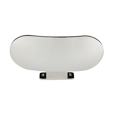 Attwood 13055-4 Chrome-Plated Ski Mirror, Universal Mount on Dash or Windshield, Shatterproof, 7 Inches W x 3  Inches H