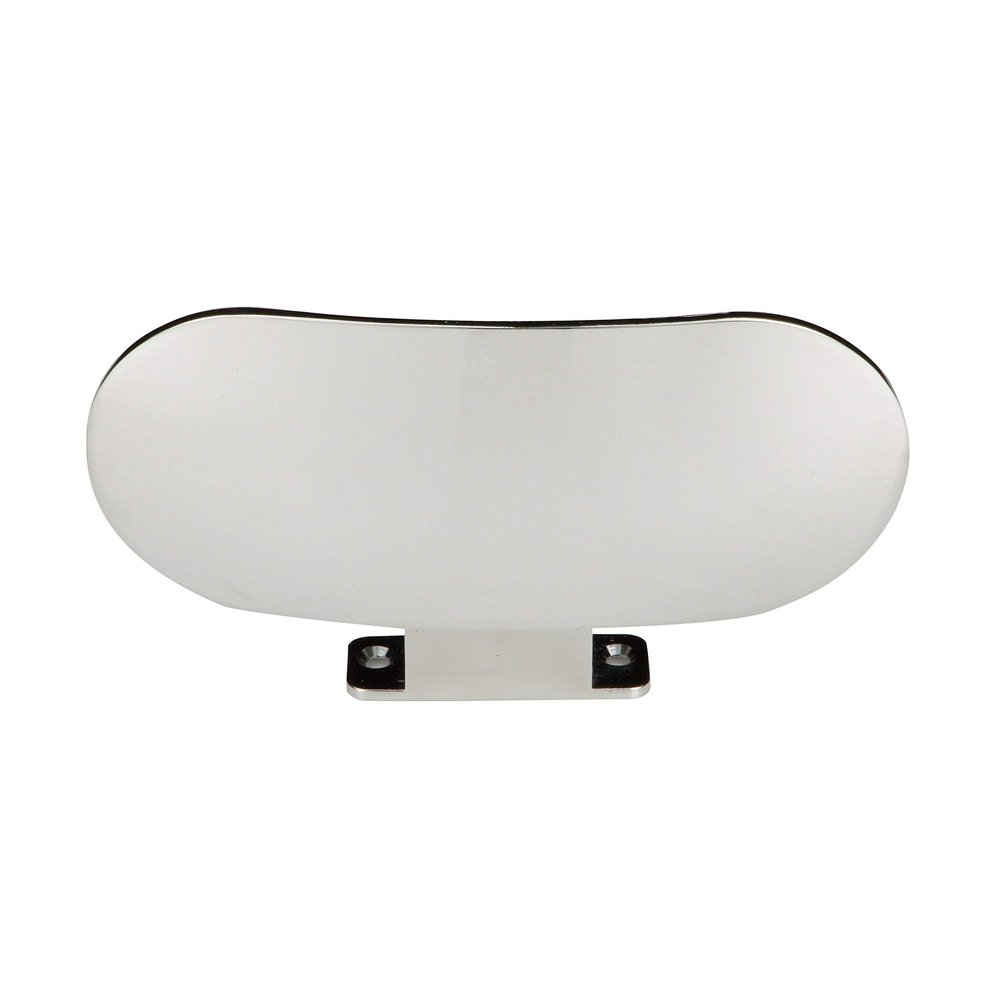 Attwood 13055-4 Chrome-Plated Ski Mirror, Universal Mount on Dash or Windshield, Shatterproof, 7 Inches W x 3  Inches H