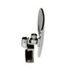 Attwood 13055-4 Chrome-Plated Ski Mirror, Universal Mount on Dash or Windshield, Shatterproof, 7 Inches W x 3  Inches H view 4