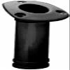 Attwood Plastic Flush Mount Rod Holder, Black view 1