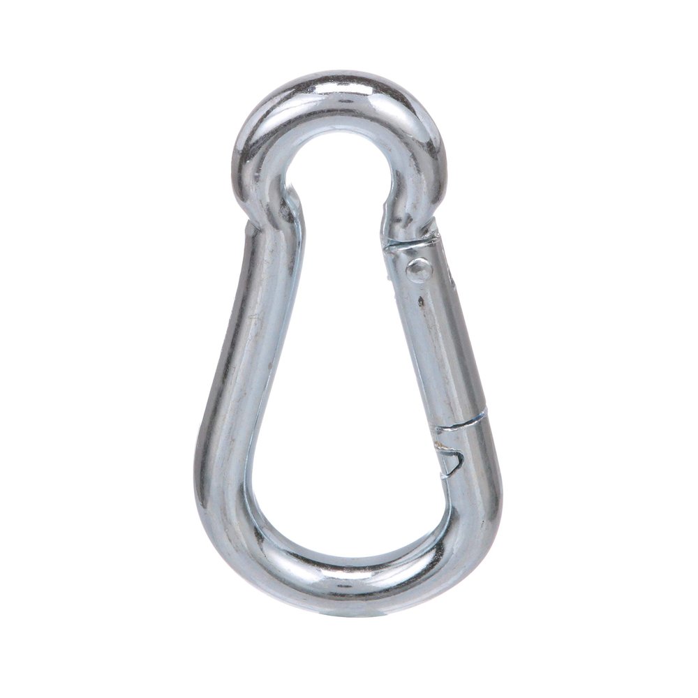 Attwood 12305-3 Marine Carabiner, Zinc-Plated Steel, 3 -Inches Long, 3/8-Inch Diameter, 600 Pounds Load Max