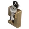 Attwood 12044-6 Coupler Security Lock, Locks Trailer Coupler, Solid Brass, Stainless Steel 5/8-Inch Shank, -Inch Shank Diameter view 2