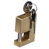 Attwood 12044-6 Coupler Security Lock, Locks Trailer Coupler, Solid Brass, Stainless Steel 5/8-Inch Shank, -Inch Shank Diameter view 3
