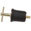 Attwood 11587-4 T-Handle Drain Plug, for 1-Inch-Diameter Drains, Locks in Place, Brass-Plated Handle view 4