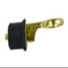 Attwood 11586-4 Brass Plated Snap-Handle 1-inch Drain Plug view 2