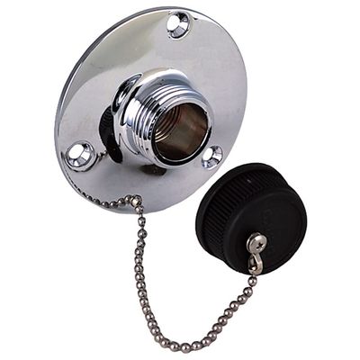 Perko 0504DP0CHR Water Outlet Fitting for Use with On-Board Washdown Systems